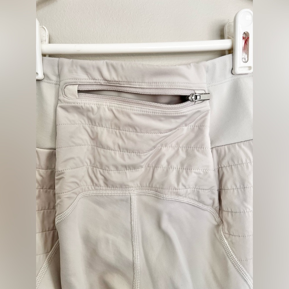 Athleta Peak Hybrid Fleece Tight In Birch Grey Size XXS - Picture 8 of 8